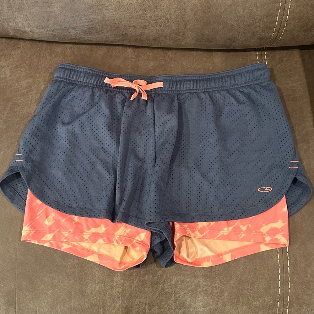 C9 by Champion Grey and Orange Shorts